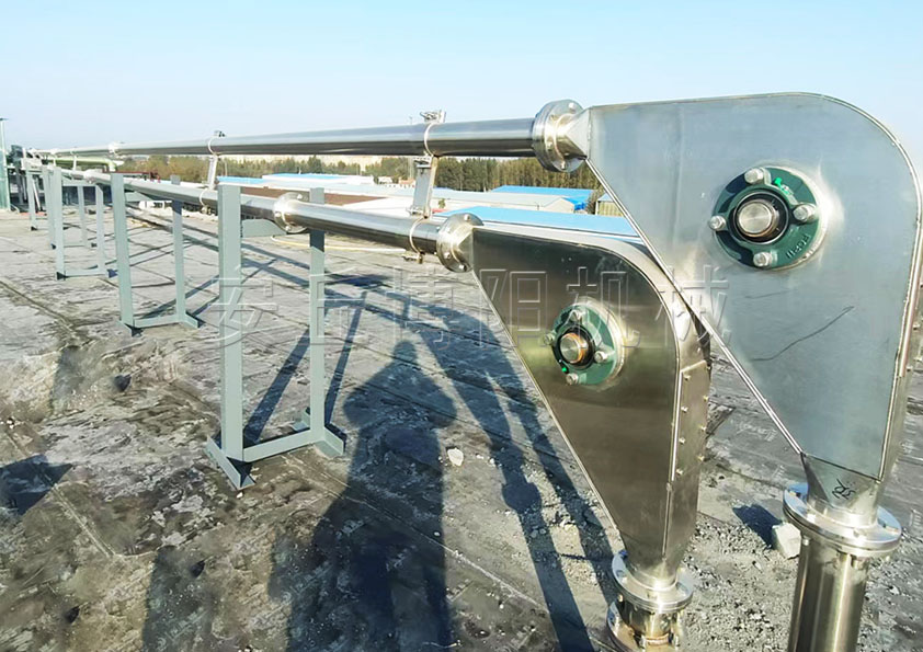 片碱管链输送机无尘 山东粉体管链式输送机原理