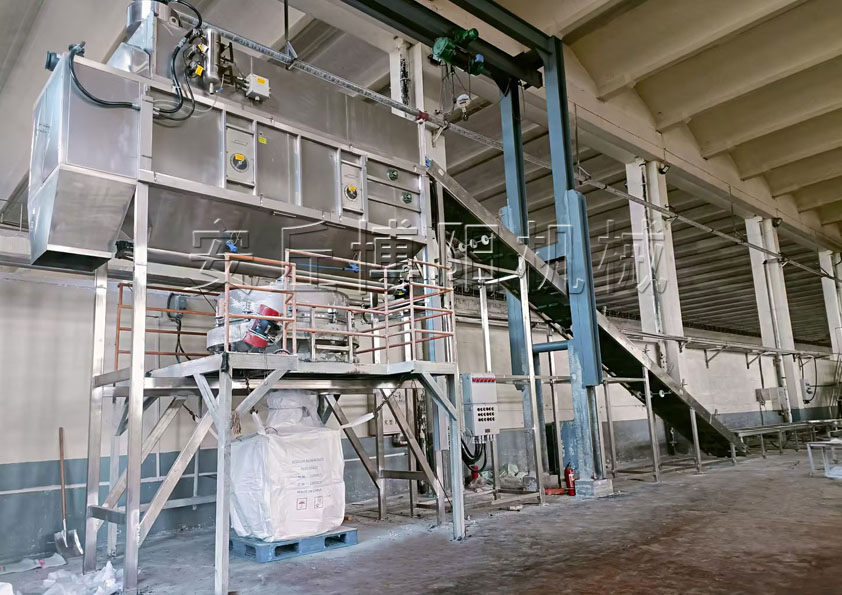 25kg氧化镁自动拆包机 尊龙凯时人生就是博无尘自动拆袋机特点