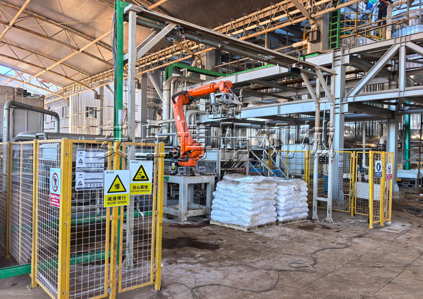 橡胶粉自动拆包机器人核心组成结构有哪些?