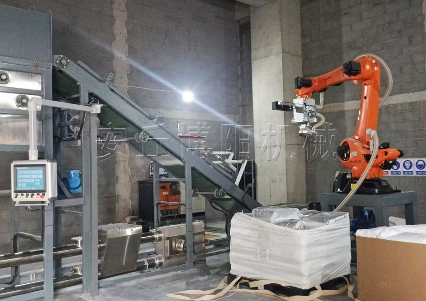 氧化镁自动拆包机器人 25kg粉料自动拆包机械手优势